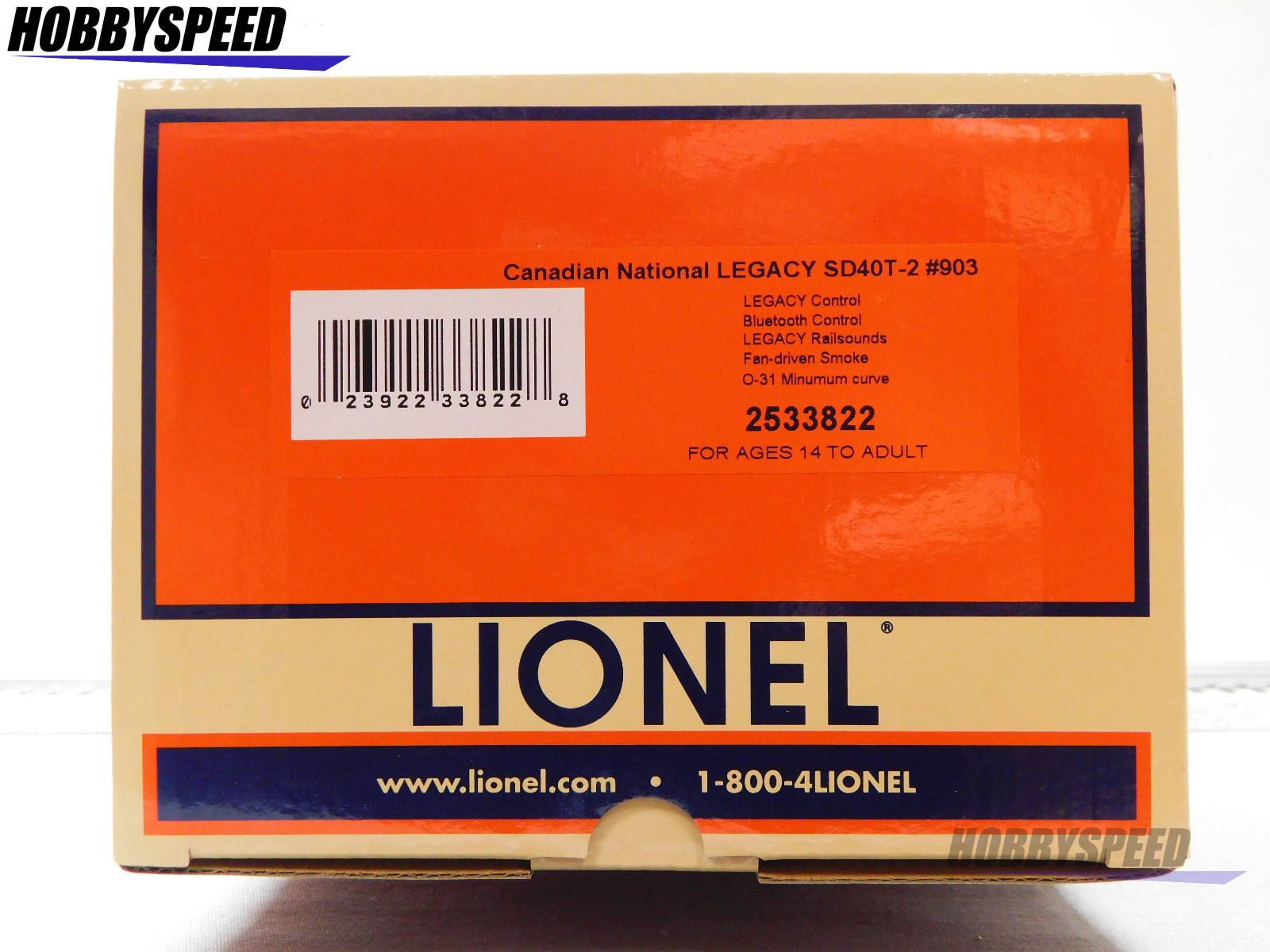 LIONEL BTO CANADIAN NATIONAL LEGACY SD40T-2 DIESEL ENGINE O GAUGE 2533822 NEW