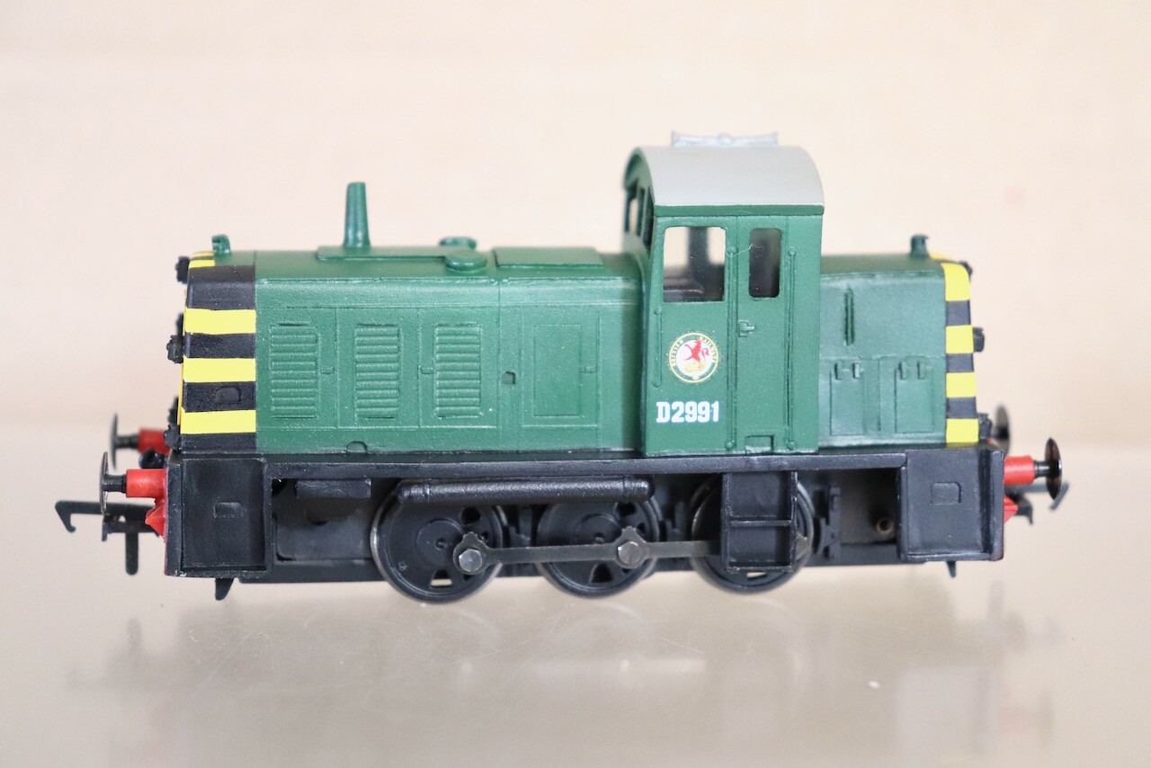 BACHMANN SILVER FOX MODELS KIT BUILT BR GREEN RUSTON CLASS 07 DIESEL LOCO D2991