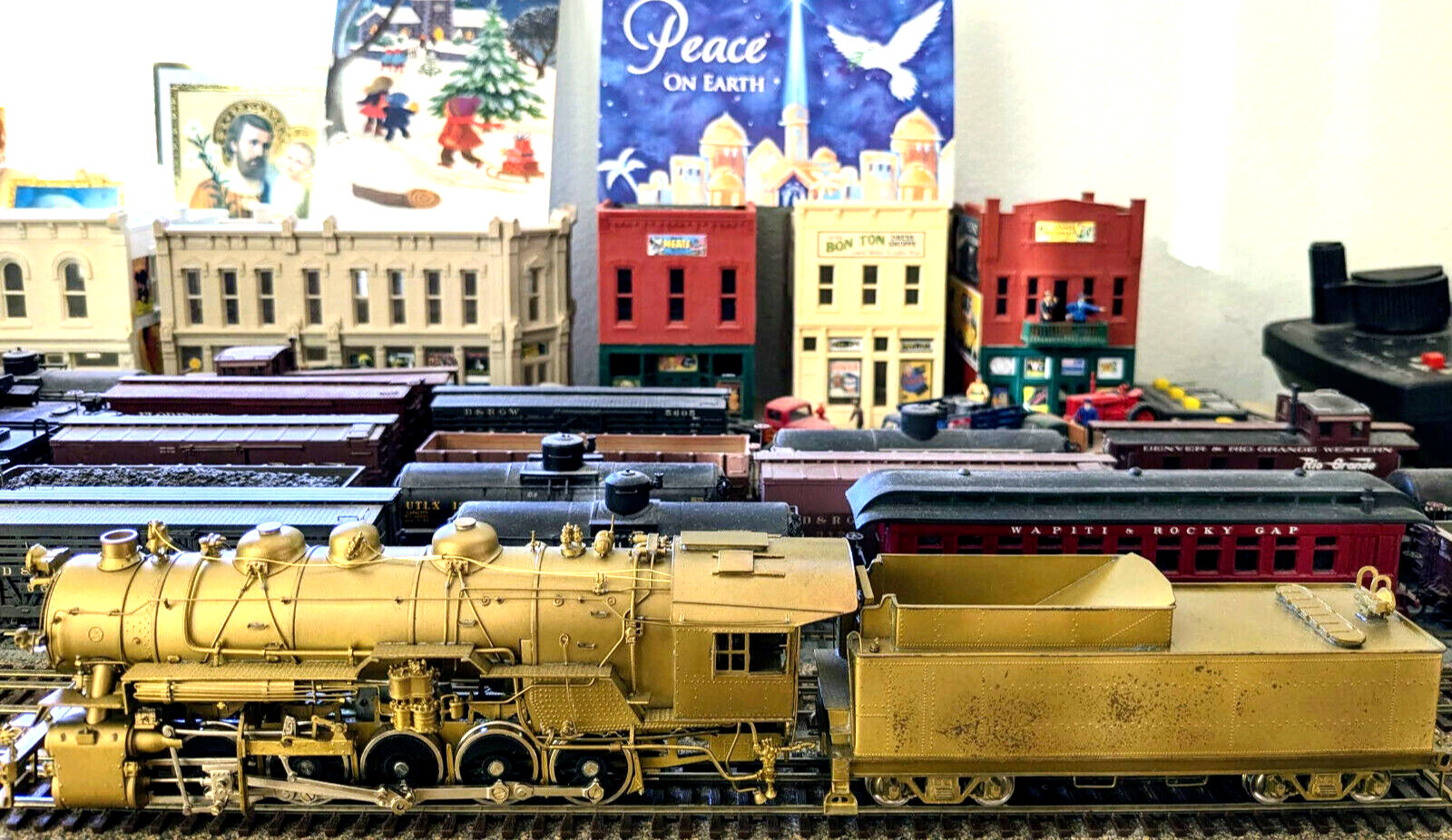 WESTSIDE SAMHONGSA BRASS “B&O U-1 0-10-0” HO **BACKHEAD **CAN MOTOR **RUNS G@@D!