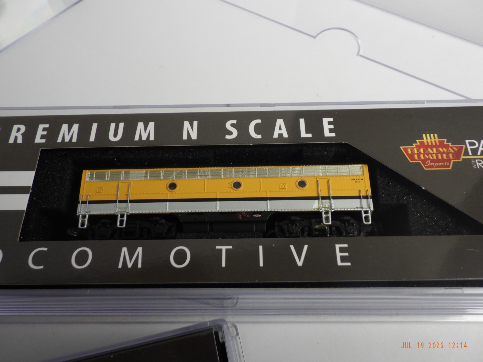 N Scale EMD F7 DRGW 5641/5642, A unit powered with sound,B unit unpowered