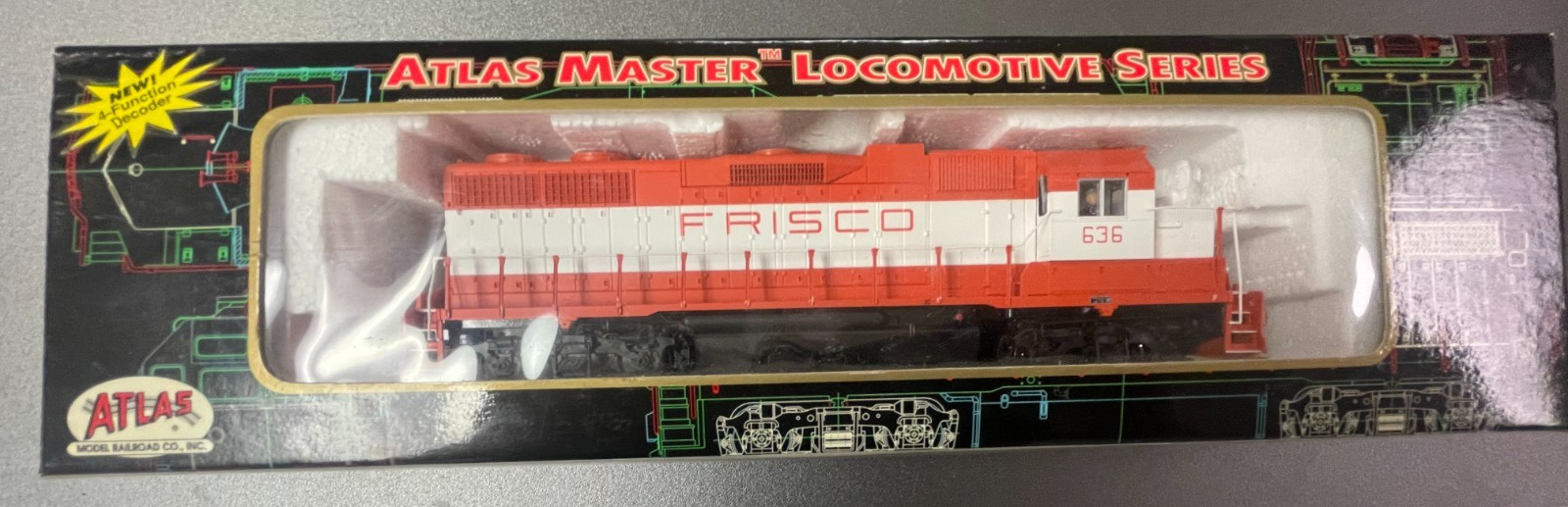 HO Scale Frisco Diesel Engine Atlas