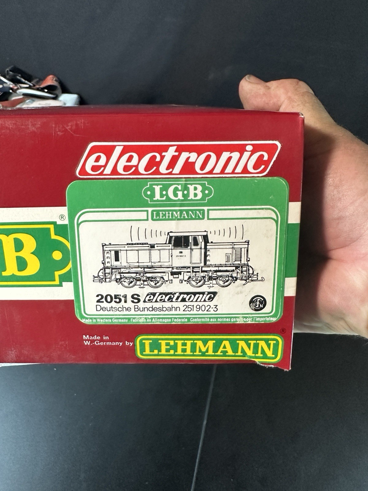 G Scale LGB 2051S DB German BR 251 Diesel Locomotive #902-3 w/ Sound