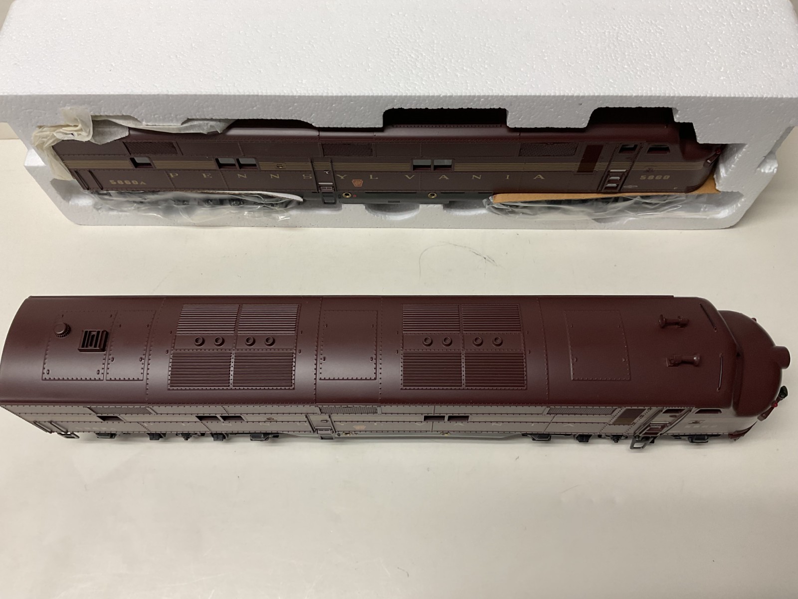 WILLIAMS 3 Rail O-Scale/Gauge #E71008 Diesel & Dummy E7 Pennsylvania PRR w/BOX