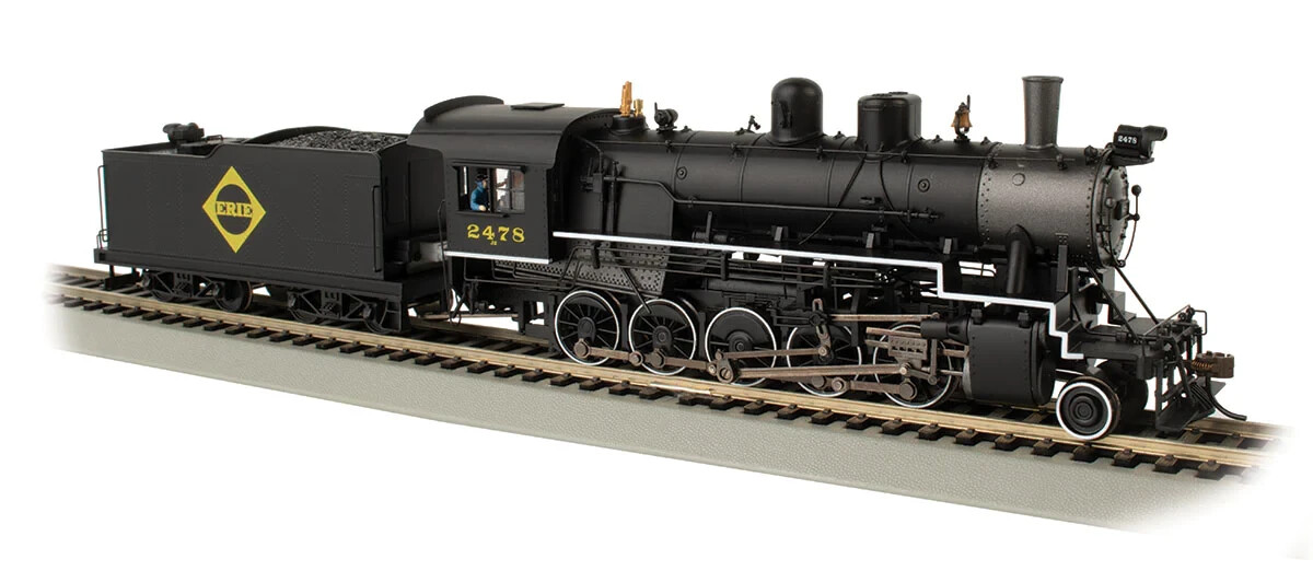 HO Baldwin 2-10-0 Russian Decapod w/DCC & Sound – Erie #2478 – Bachmann #85402