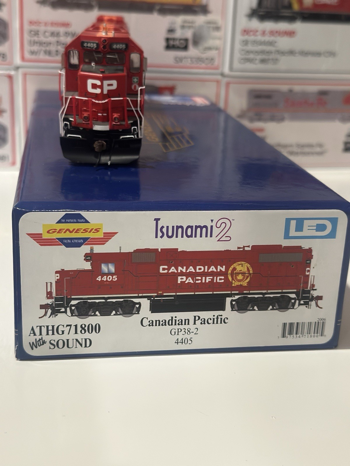 HO Athearn Genesis DCC Sound Canadian Pacific GP38-2 #4405 Lightly Used