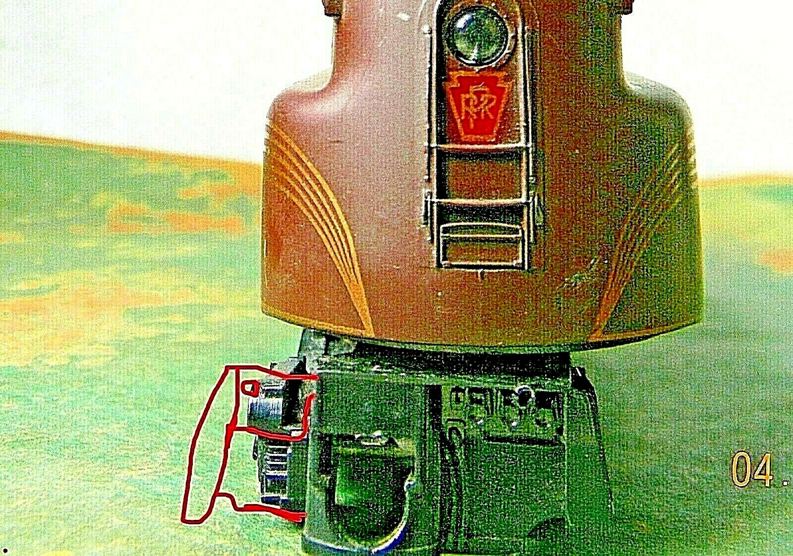 Pemco GG-1 Electric Locomotive ~ Pennsylvania RR ~ Runs Rd# 4828 5 Stripes – HO