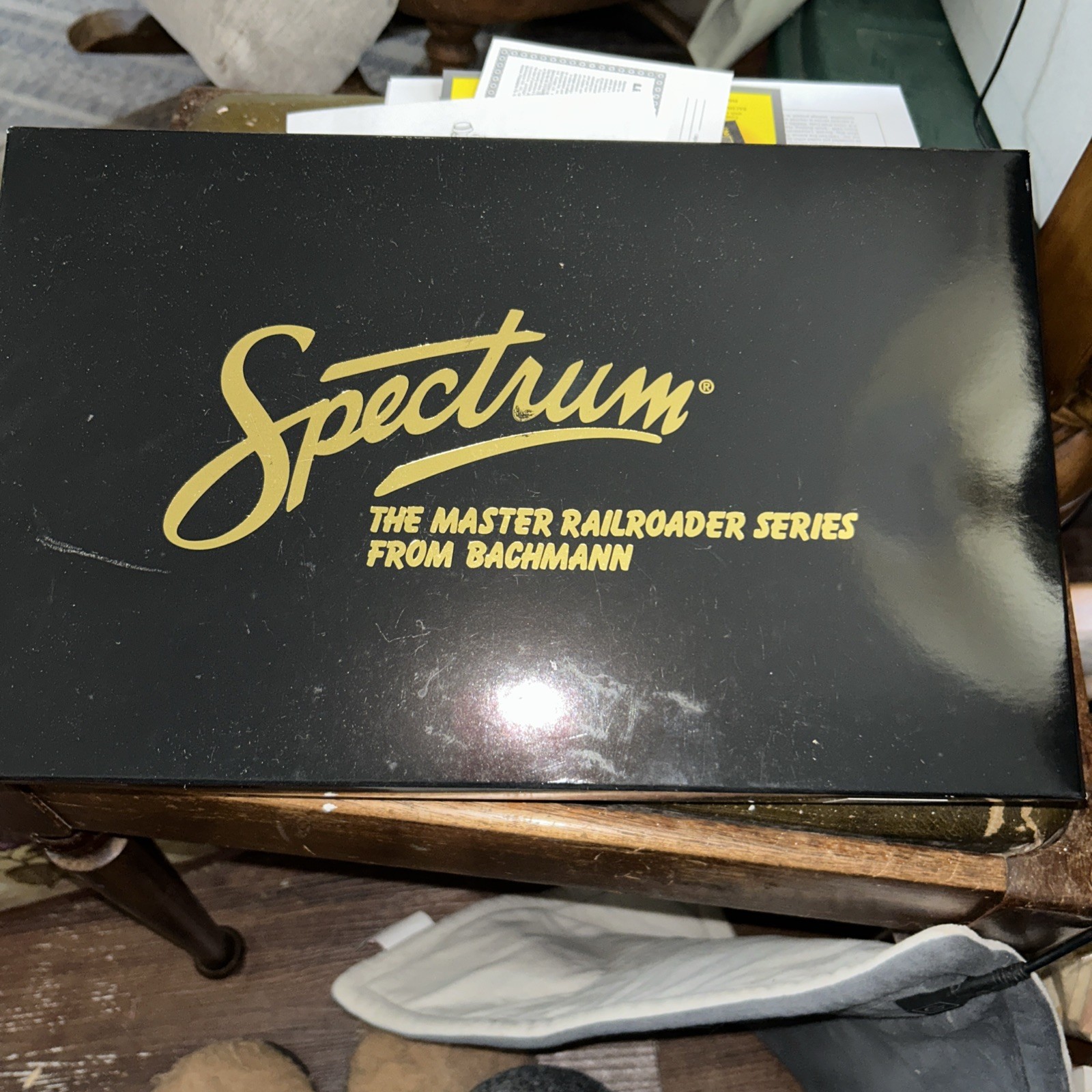 HO Bachmann Spectrum 80 Ton 3 Truck Shay Painted Unlettered New