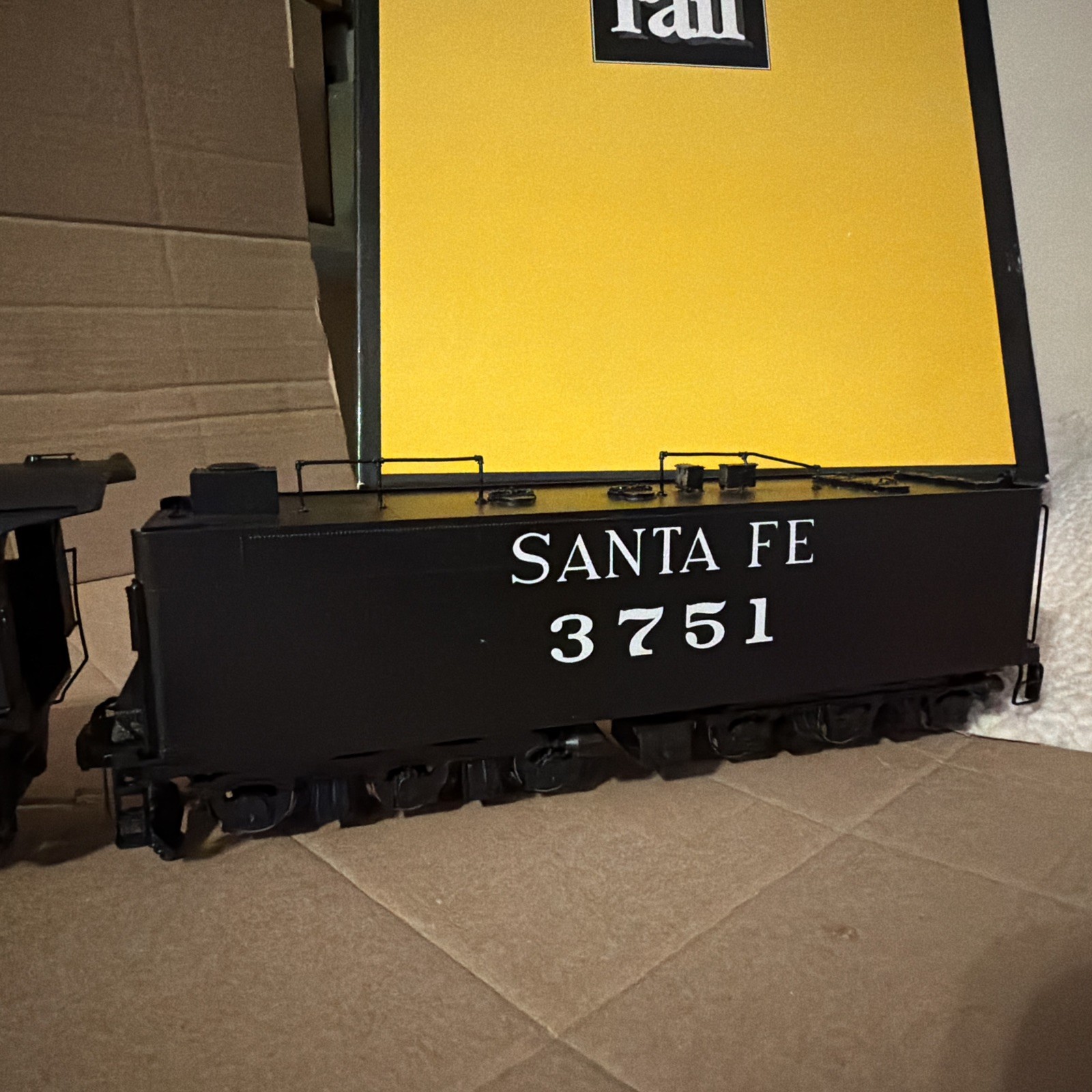 3rd Rail Sunset Models Brass Santa Fe 4-8-4 Loco #3751