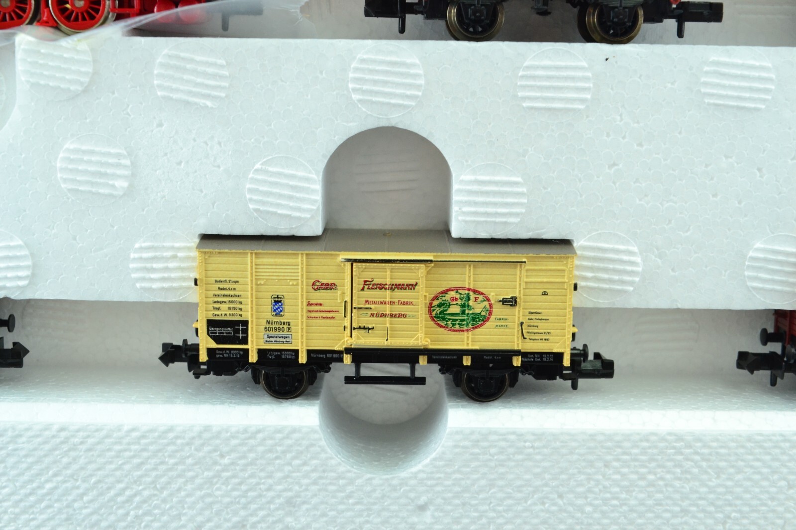 Fleischmann 7886 Prussian Steam Locomotive Freight Train Set N Scale