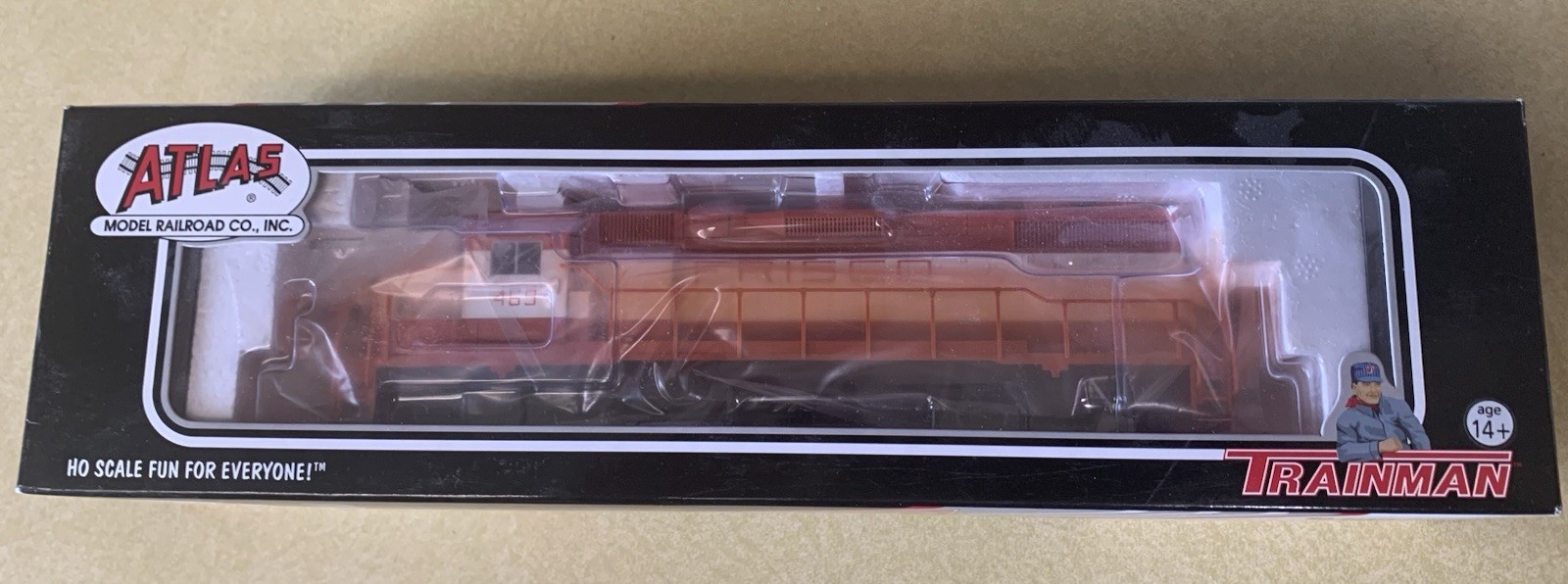 HO ATLAS GP-38-2 FRISCO Road Number 469 Sealed In Box DC