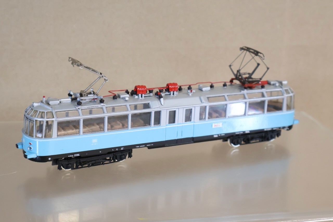 HORAK MODELLBAU DB TRIEBWAGEN BR 491 001-4 GLASERNER ZUG TRAM TROLLY CAR LOCO on