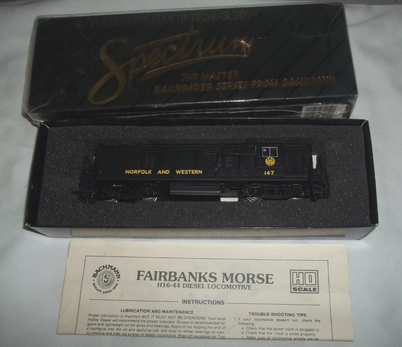 Bachmann Spectrum 81212 HO N&W Norfolk Western FM H16-44 Baby Trainmaster Diesel
