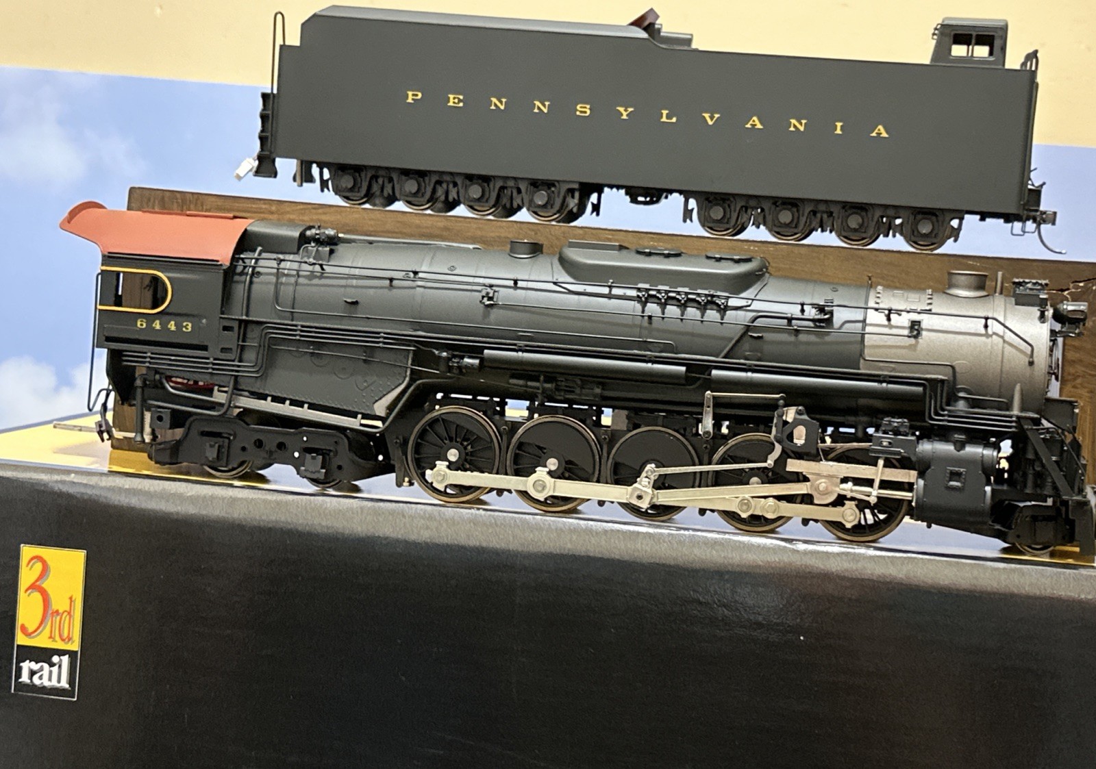 Sunset Models 3rd PRR J-1a 2-10-4 Decapod Steam Locomotive #6443 [2-RAIL] O