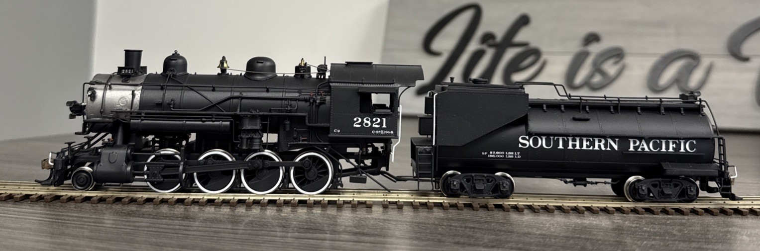 Key Imports HO Brass Consolidation Southern Pacific 2-8-0 C-9 C/Ptd. #2821 LNIB!