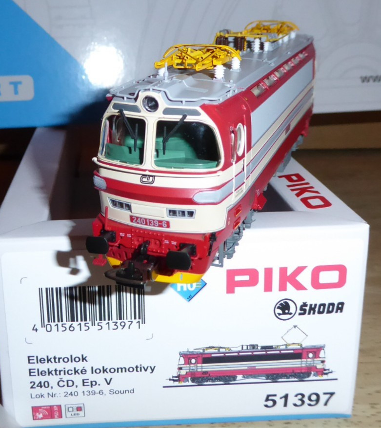 Piko 51397 H0 DCC Sound Locomotive Br 240 Laminatka Of The CD Epoch 5/6 IN Ob