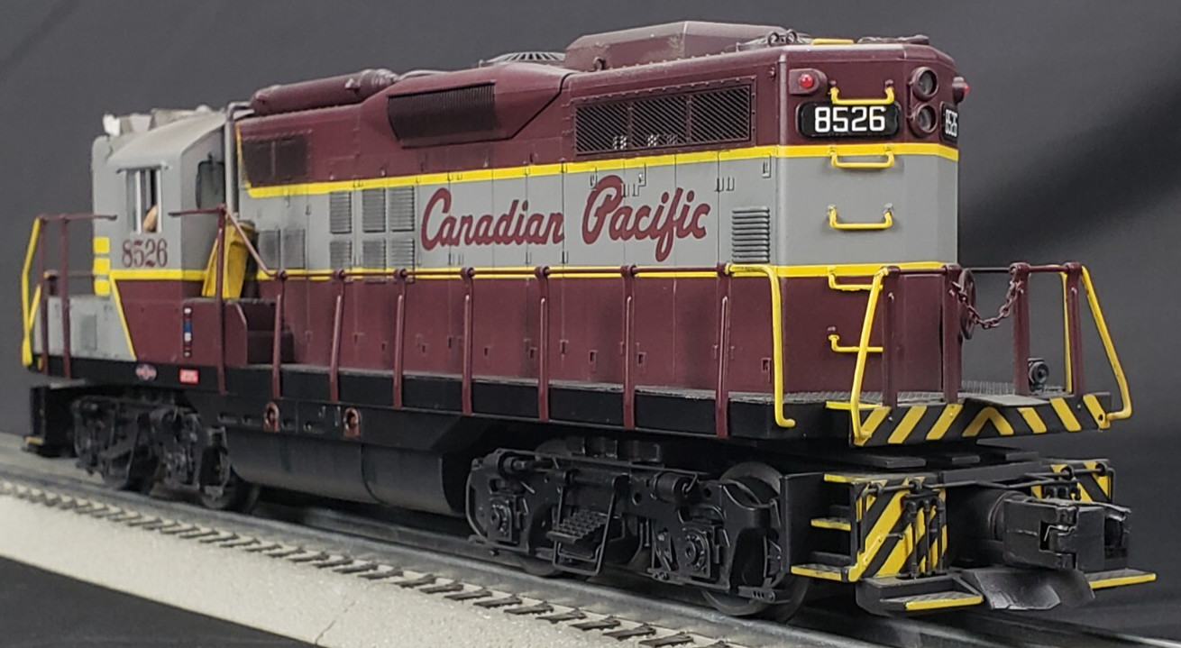 CUSTOM MTH Premier O Scale/3 Rail Canadian Pacific Passenger GP9 Loco Proto 3.0
