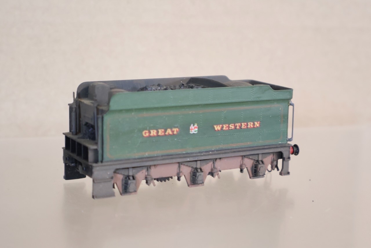 AIRFIX REPAIR KIT BUILT WEATHERED TENDER DRIVE for GWR 4-6-0 KING CLASS LOCO op