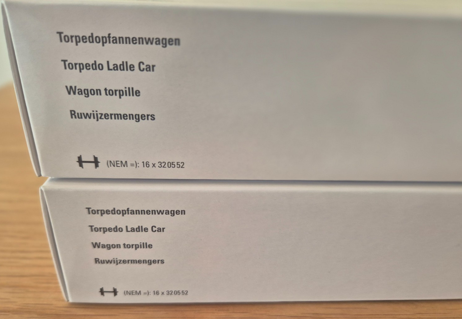 MäRKLIN HO 48292 SET WITH TWO TORPEDO LADLE CARS TYP 8008 EUH BRAND NEW