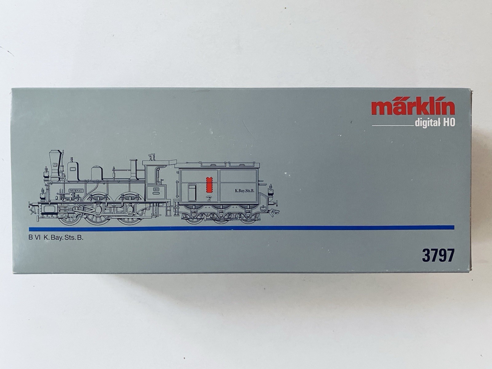 Marklin Digital No. 3797 B VI K. Bay Sts. B. Locomotive – HO Gauge UNTESTED