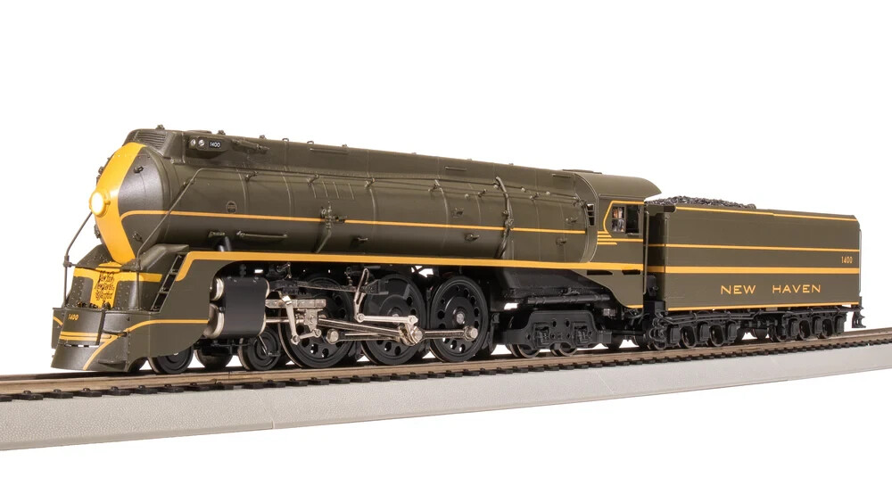 Broadway Limited HO 8087 Brass New Haven I-5 Locomotive Green Fantasy Scheme