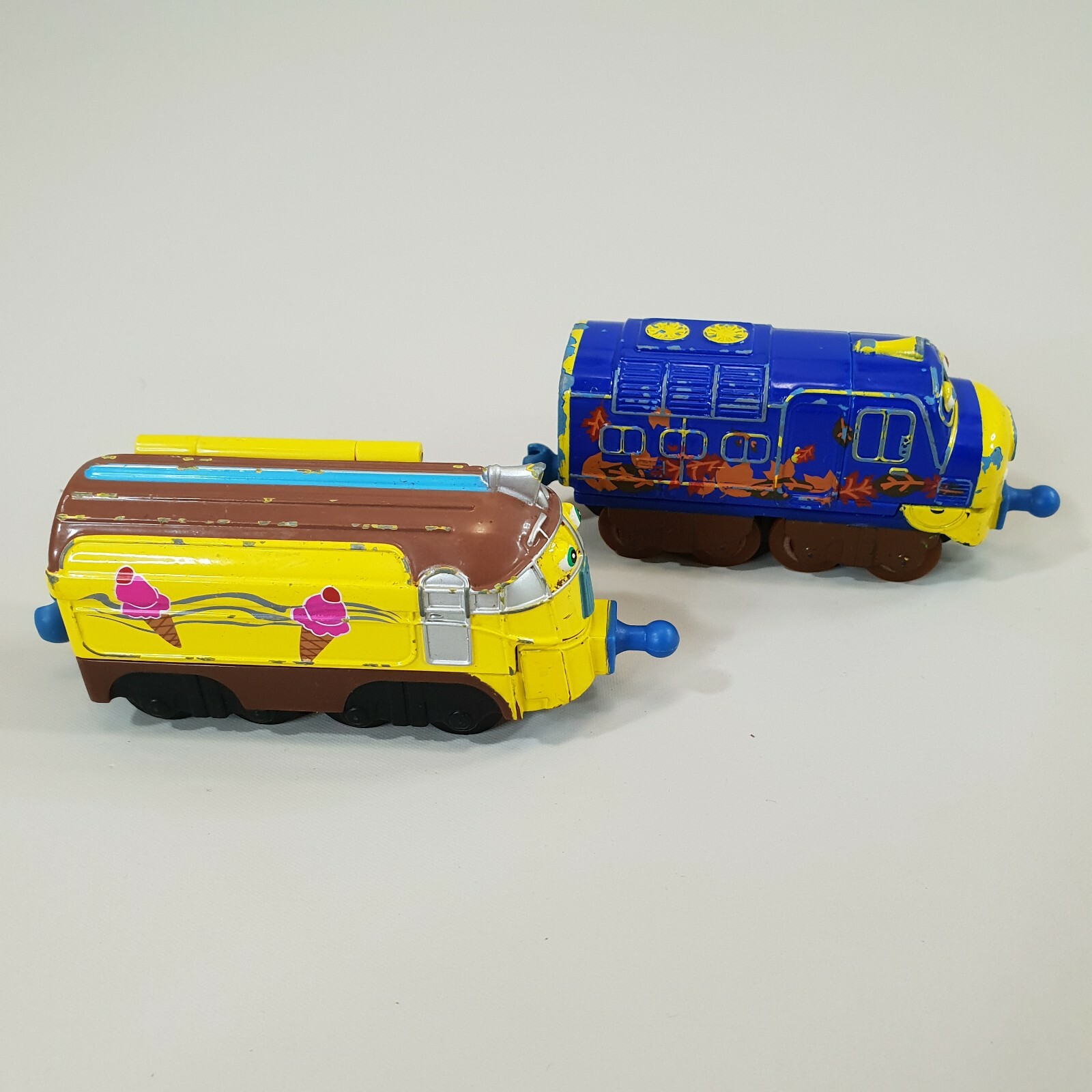 Chuggington Diecast Trains Frostini and Fall Brewster Learning Curve 2010 Toys