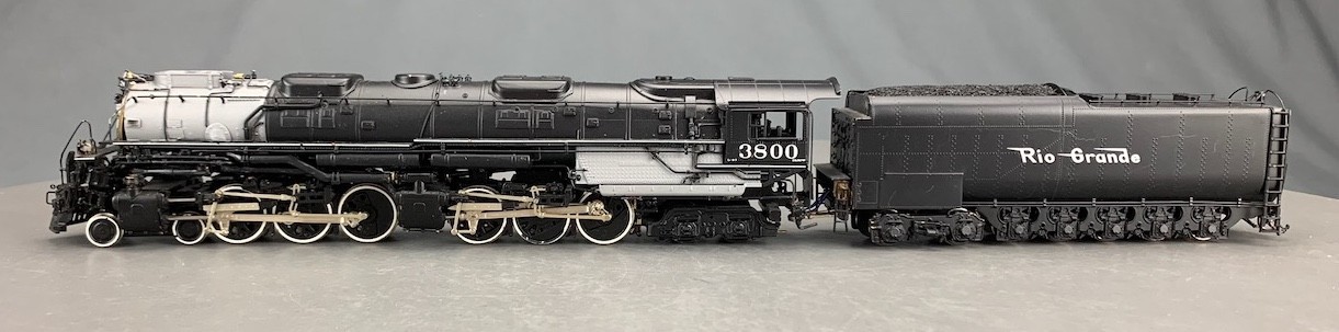 HO Key Brass D&RGW L-97 Challenger 4-6-6-4 Steam Loco #3800 w/DCC&SND HO8233