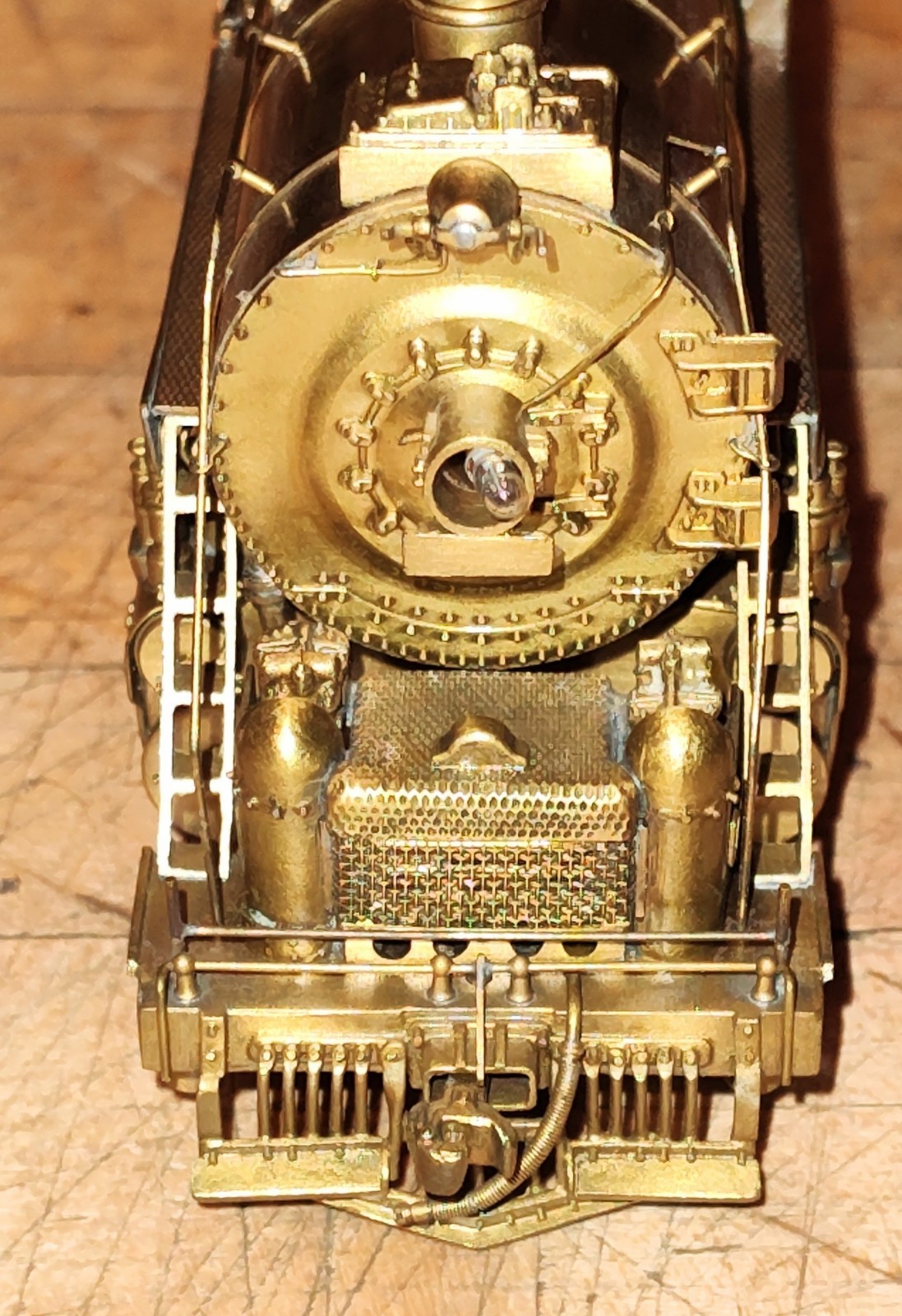 Rare HO Brass Gem RUBY #3/50 Reading T-1 4-8-4 Olympia Headlight Good Runner