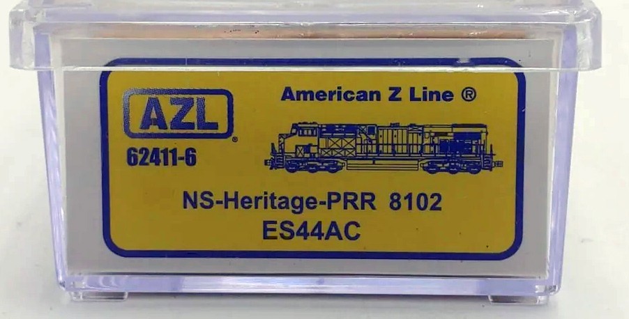 AZL 62411-6 GE ES44AC NS-HERITAGE PENNSYLVANIA RAILROAD 8102 LOC Z Scale Z Gauge