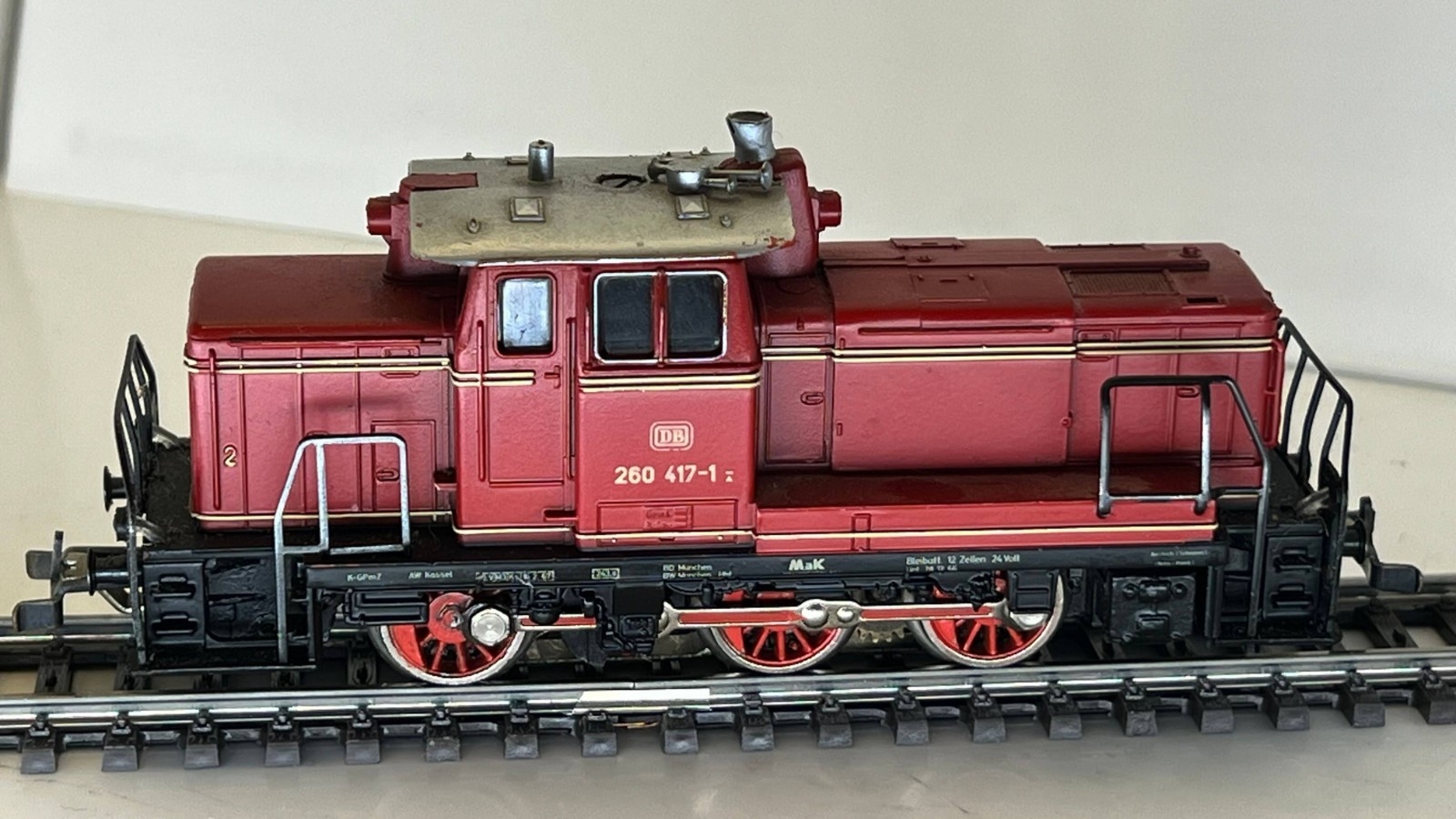 Märklin HO Diesel Switcher 3065 Analog V-60, VG Condition w. Box, 1973 vintage
