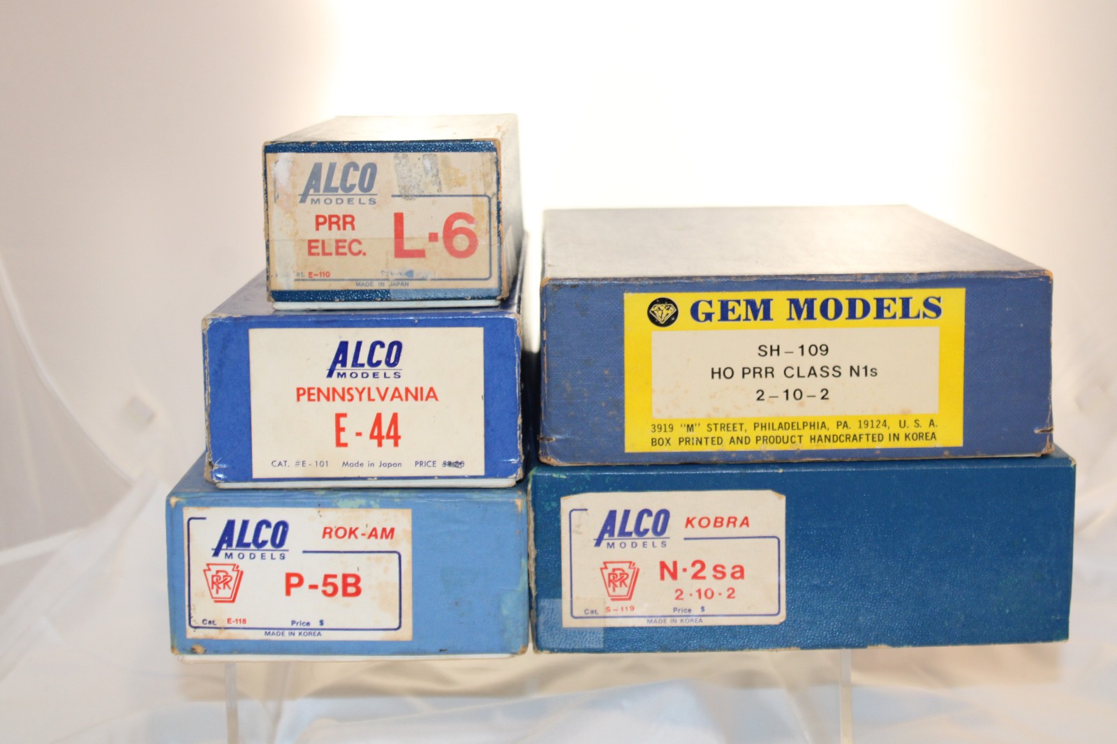 HO Brass – Alco – GEM – PRR Electrics – NS-1 Steam – Your Choice