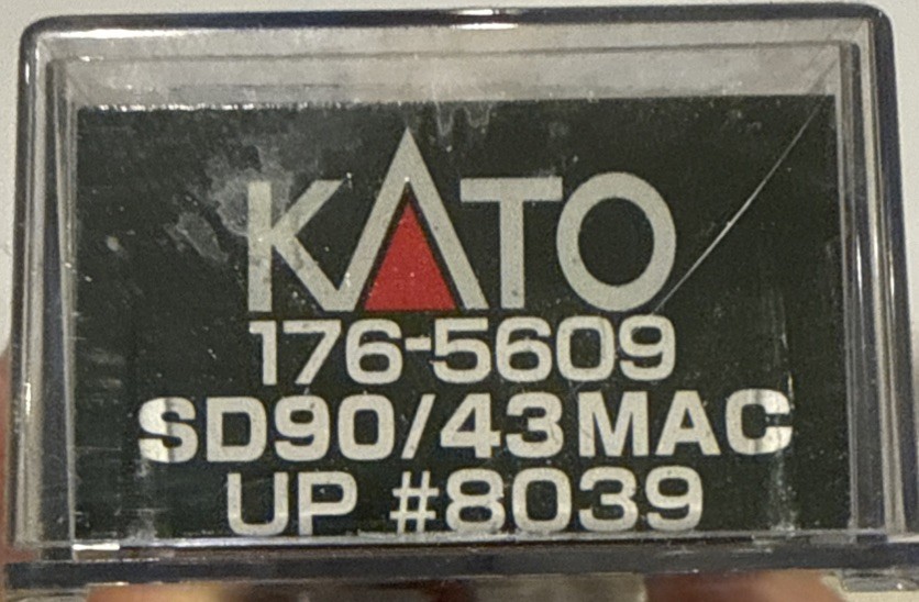 Kato 176-5609 N Scale Union Pacific SD90/43MAC Diesel Locomotive #8039 NIB NEW
