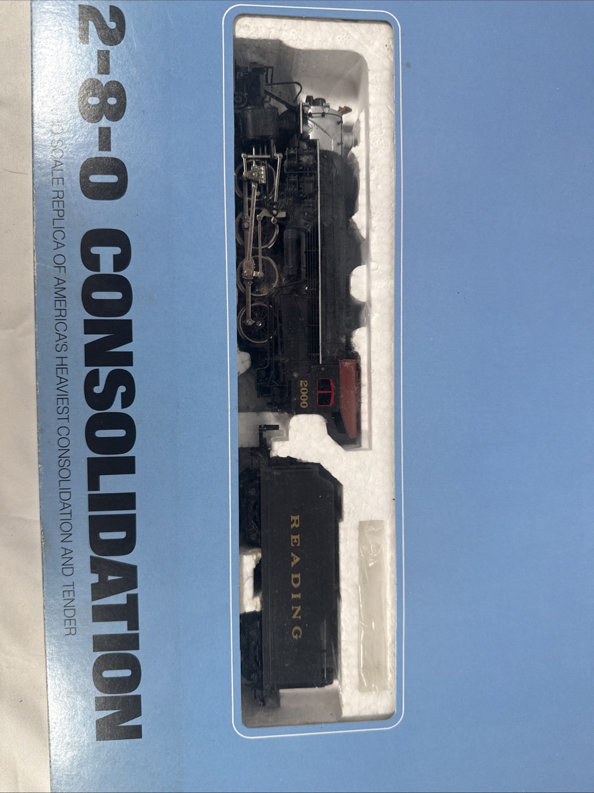 Vintage Bachmann Great Northern #1257 2-8-0 Consolidation Steam Locomotive