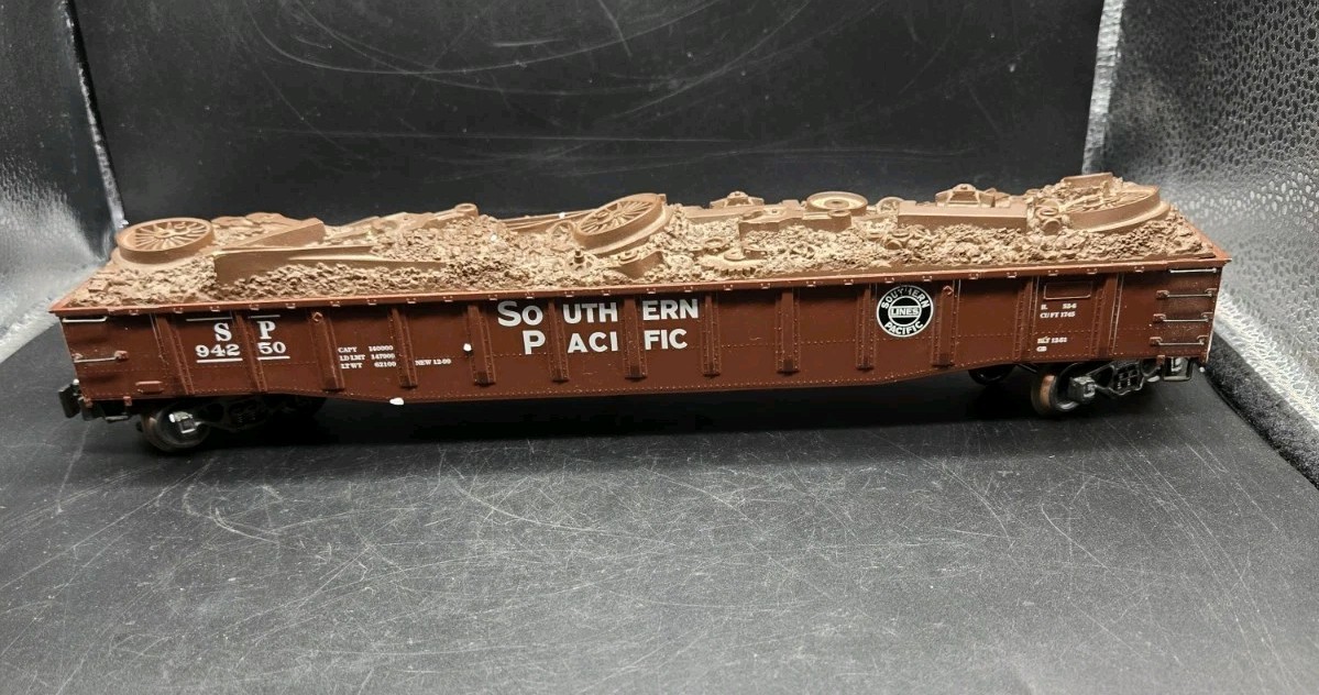 K-line Southern Pacific Electric Trains Die Cast Gondola K652-2031 Fully Sprung