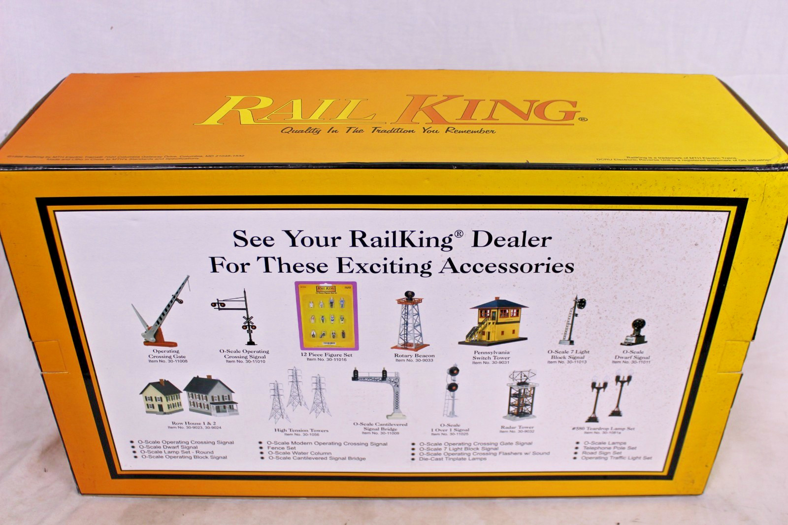 MTH Rail King 30-2198-1 MTA R21 4-Car Subway Set w/Proto-Sound 2.0 – New!!