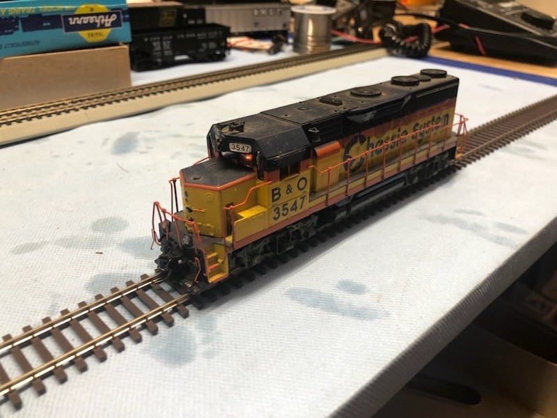 Athearn Blue Box GP38 Chessie System #3547