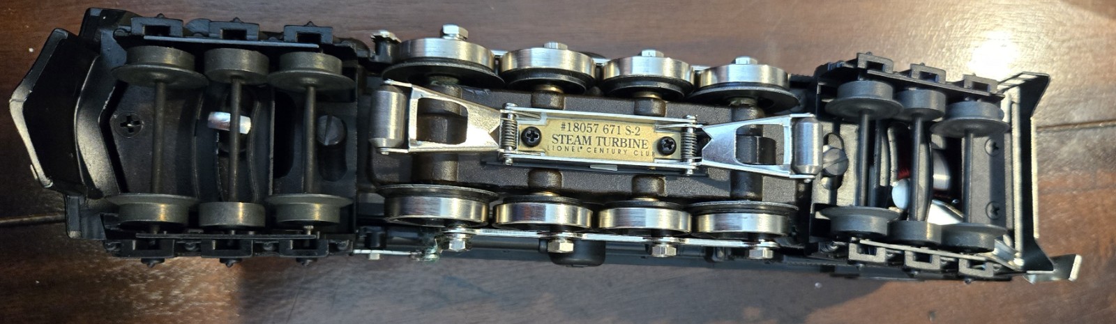 Century Club S‑2 Turbine #671, die‑cast, RailSounds, Command Control.