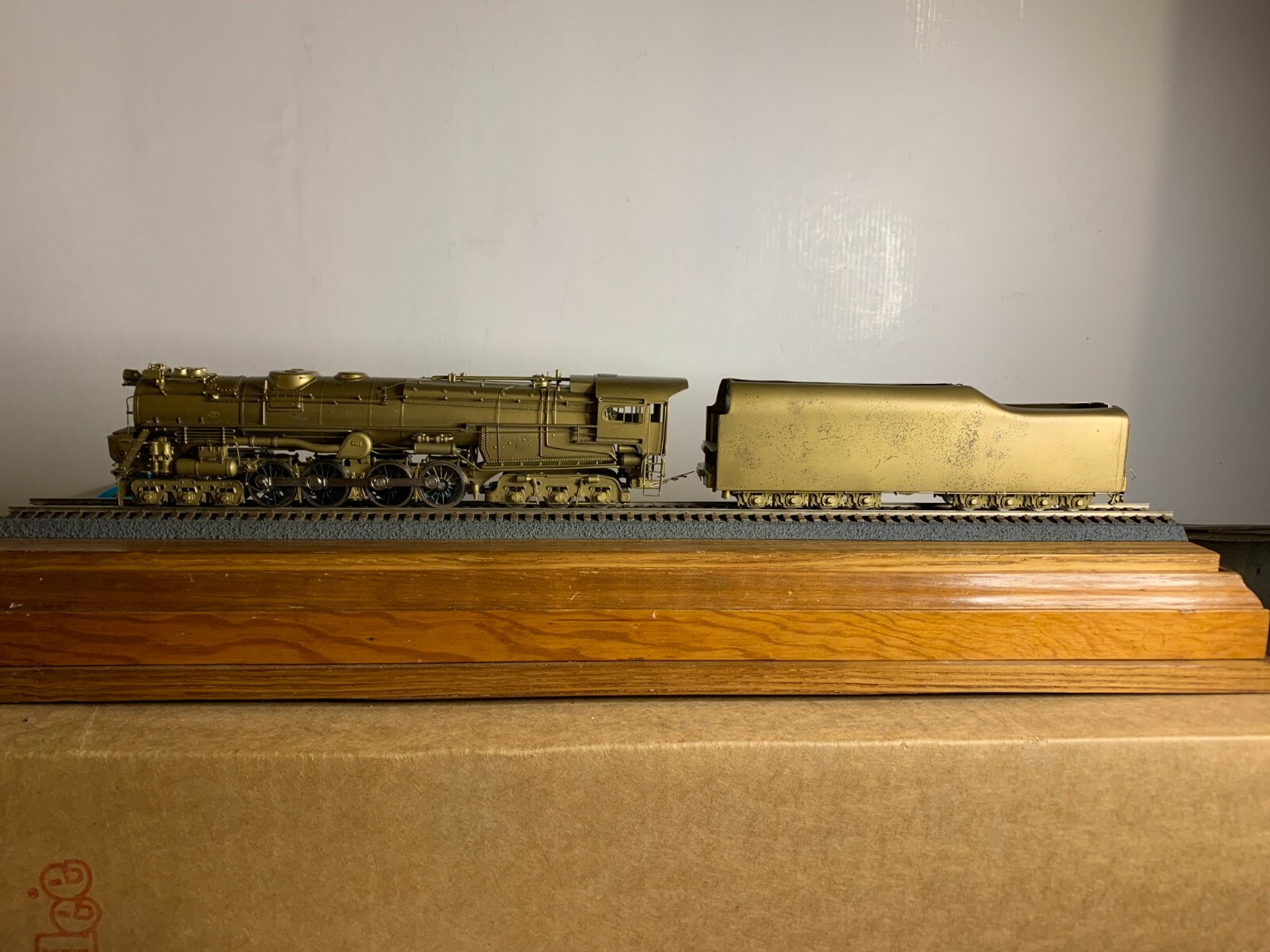 BRASS N.J.Custom #ST-807 P.R.R. S-2 6-8-6 Steam Turbine Loco Unptd. H.O. 1/87