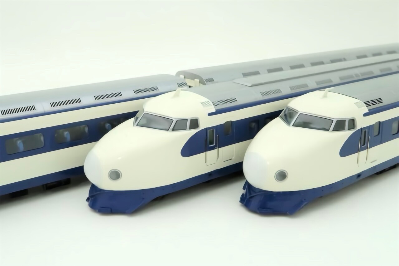 HO Scale KTM 0 Series Shinkansen/Bullet Train 4 Cars Set NIB H0 EMU Brass Model
