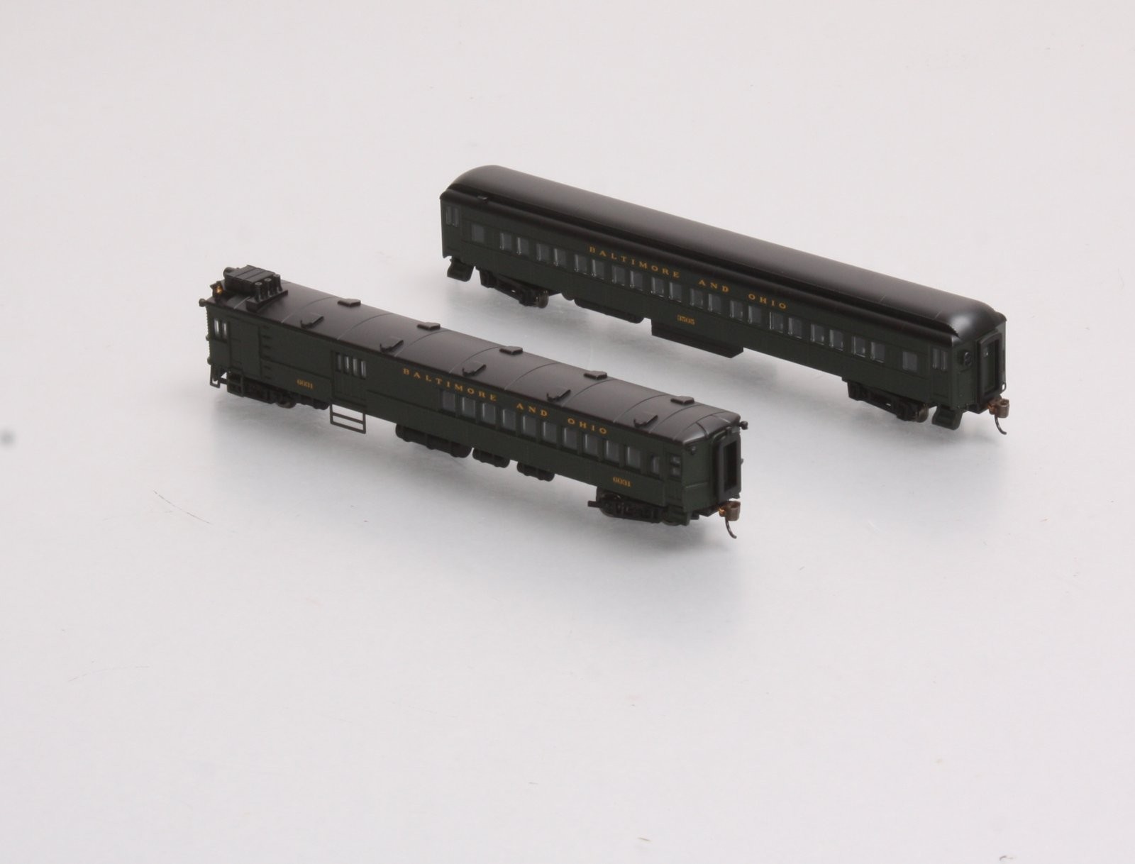 Bachmann 81466 N Baltimore and Ohio EMC Electric Doodlebug & Trailer Coach (DCC)