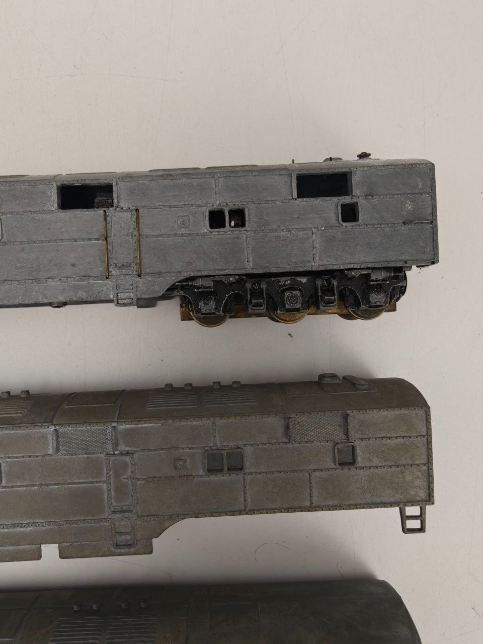 These bodies are Hobbytown E7 Unit A-B-A Brass Die Cast Project READ