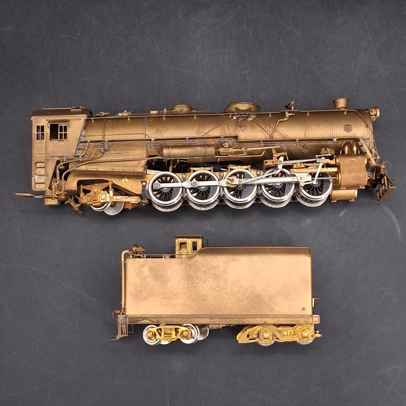 PFM United Scale Models DM&IR HO Gauge BRASS 0-10-2 Steam Locomotive and Tender