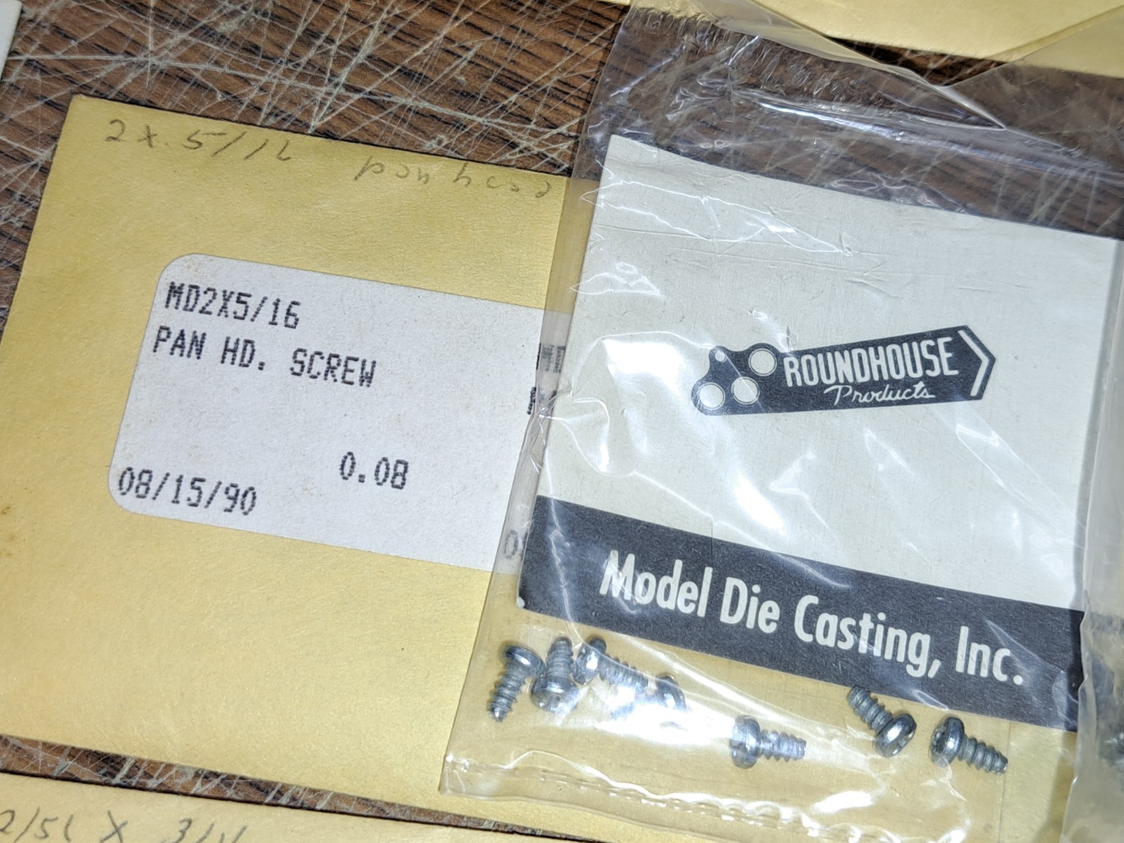 Roundhouse Ho Scale Locomotive 2-6-2 Praire Hardware & other misc. unknown parts