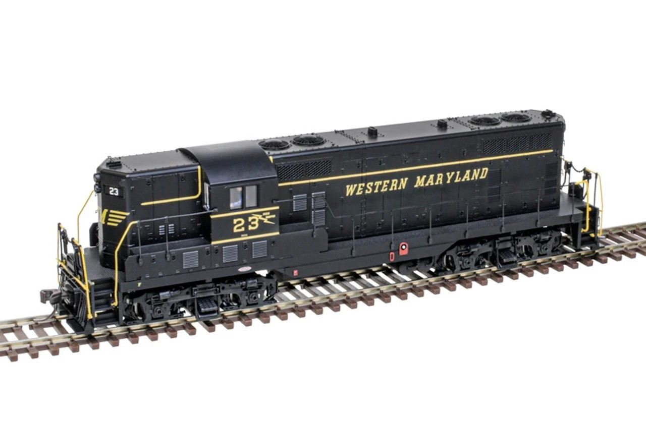 HO Atlas 10003941 Western Maryland EMD GP-7 Diesel Loco 23 Analog, DCC Ready