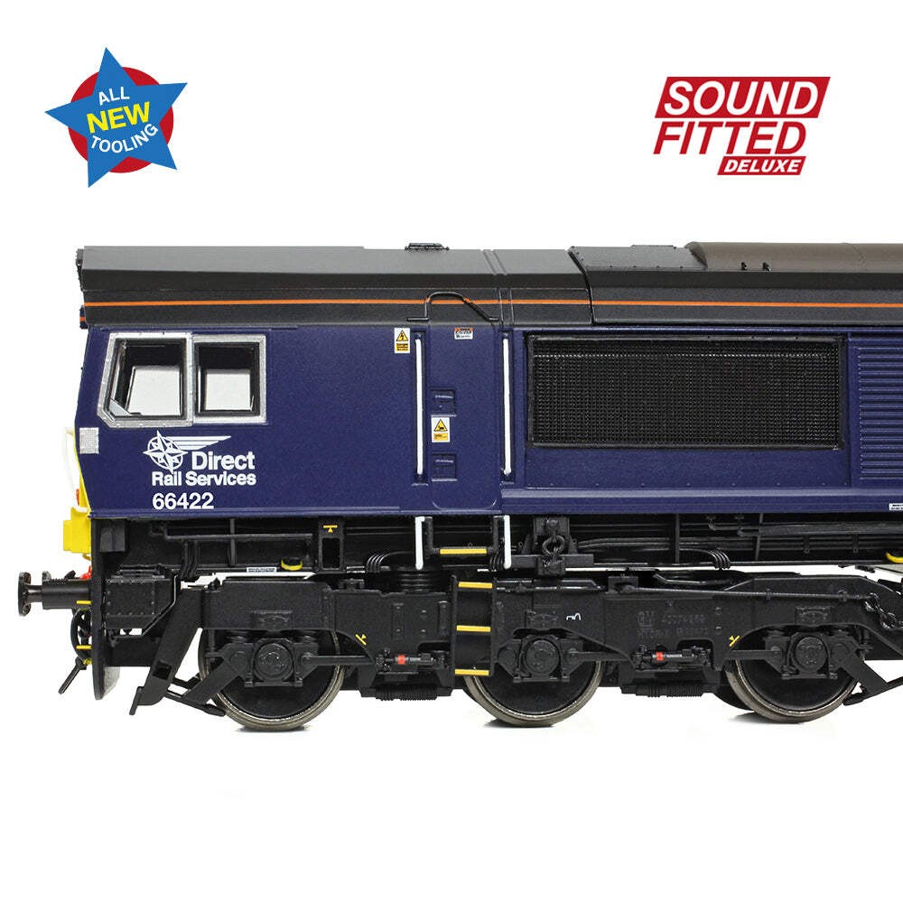 Bachmann 50-010SFX OO Gauge Class 66/4 66422 Max Joule DRS Compass DCC Sound Del