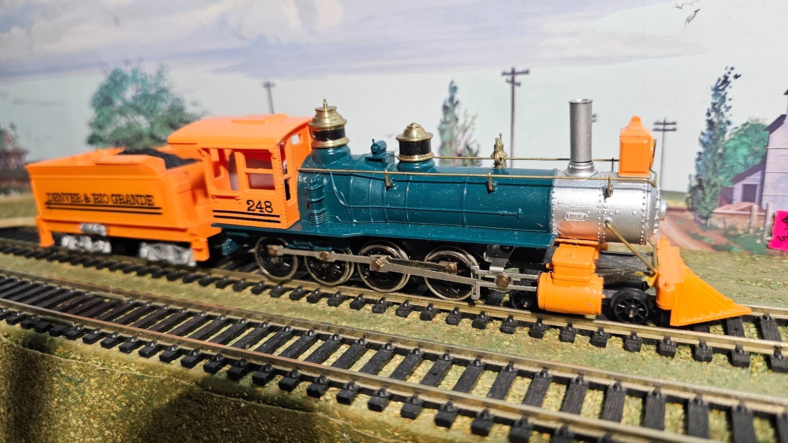 Tyco HO Rio Grand 4-8-0 Steam Locomotive- NEW/UNUSED Other than Test Run