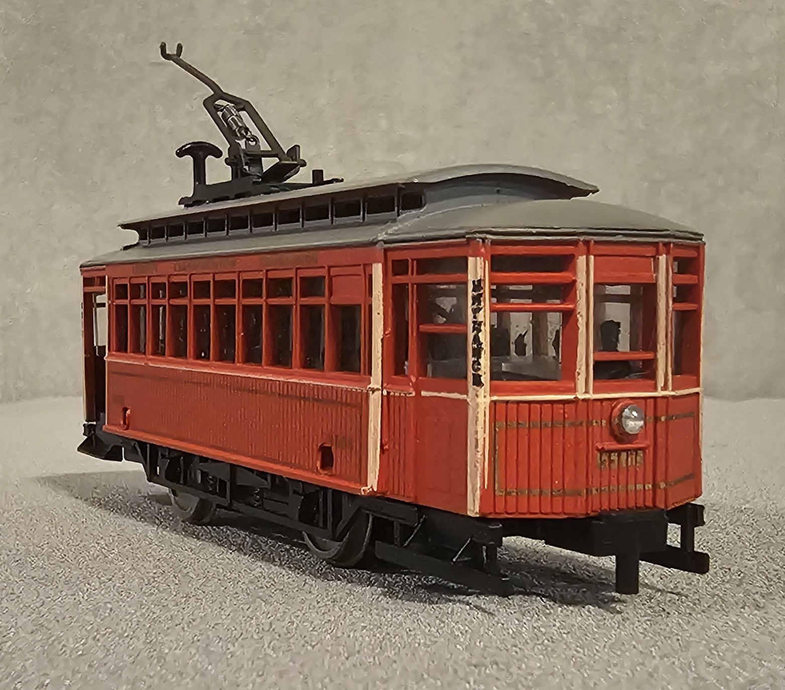 LIGHTED Mehano HO Scale Toronto Transportation Birney Trolley RSO Atest Z-75202