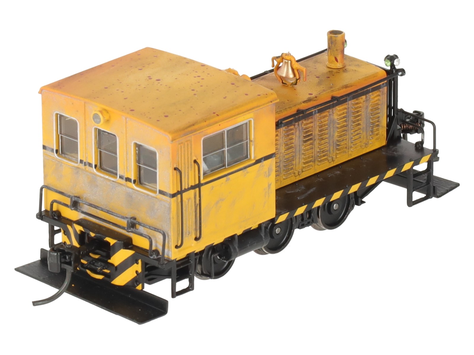Broadway Limited 6552 HO Scale Unlettered Weathered Plymouth Switcher w/ DCC LN