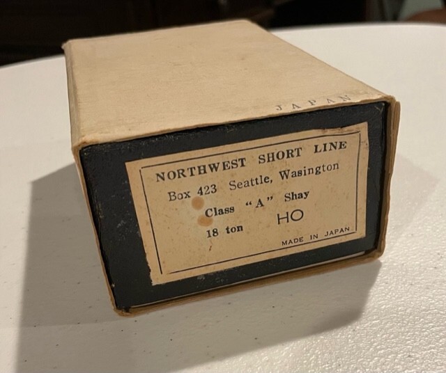 NORTHWEST SHORT LINE Class “A” Shay 18 Ton, Box 423 Seattle, Washington