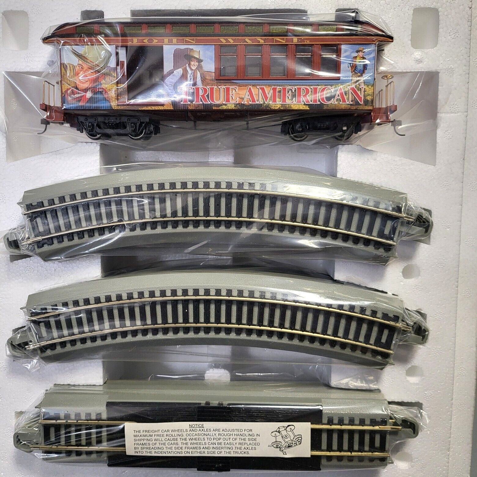 Hawthorne Village John Wayne DUKE EXPRESS True American Passenger Car & Track