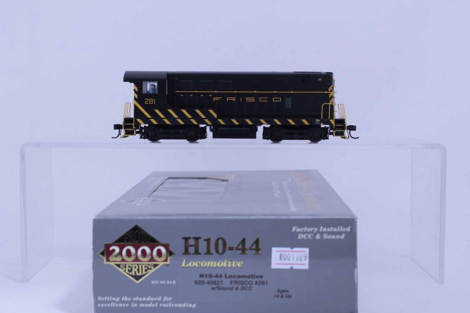 Proto 2000 HO Scale Frisco #281 F-M H10-44 DCC & Sound Equipped NEW GEARS
